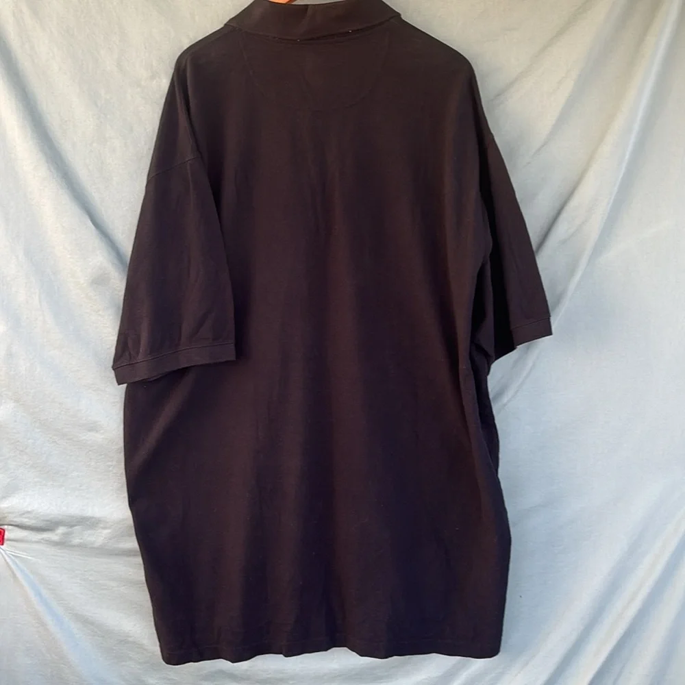 GUC Columbia Polo Shirt Mens XL Black Regular Fit Golf Outdoor Sportswear Knit - Picture 4 of 5